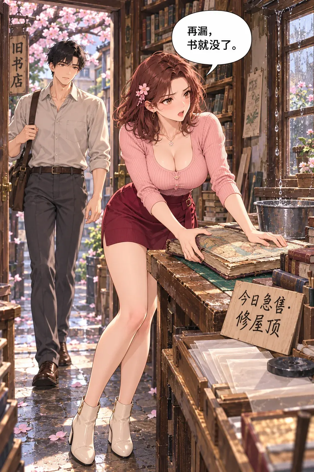 抓贼抓到修书师漫画画面：《抓贼抓到修书师》：具体目标和可见时间压力