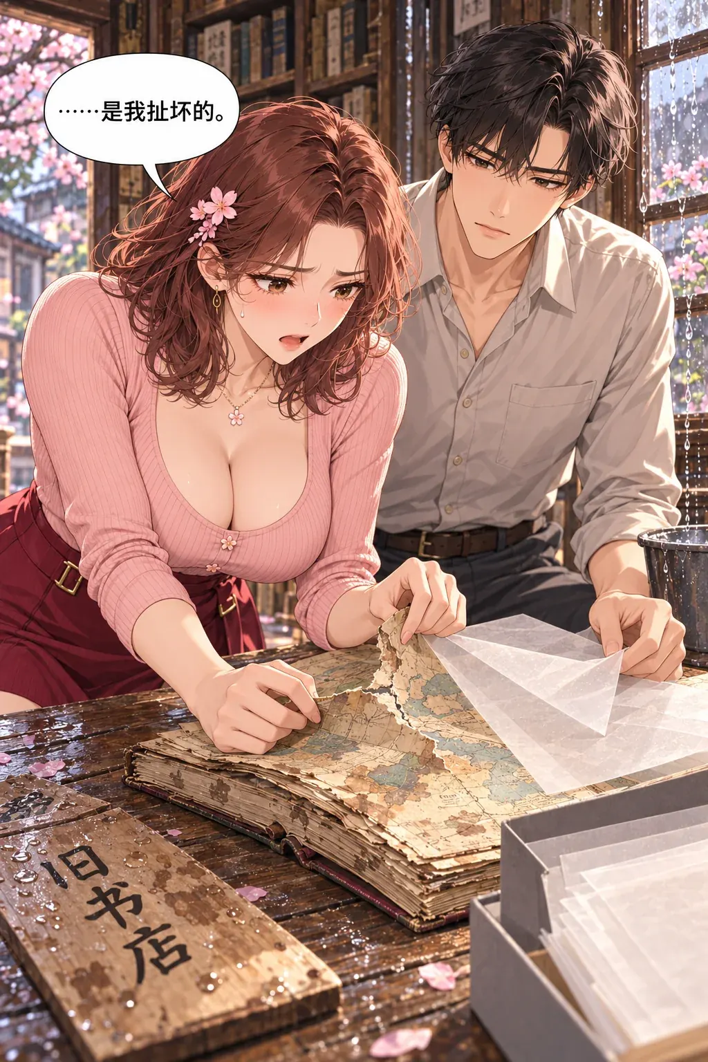 抓贼抓到修书师漫画画面：《抓贼抓到修书师》：错误的可见实际代价与真相揭晓