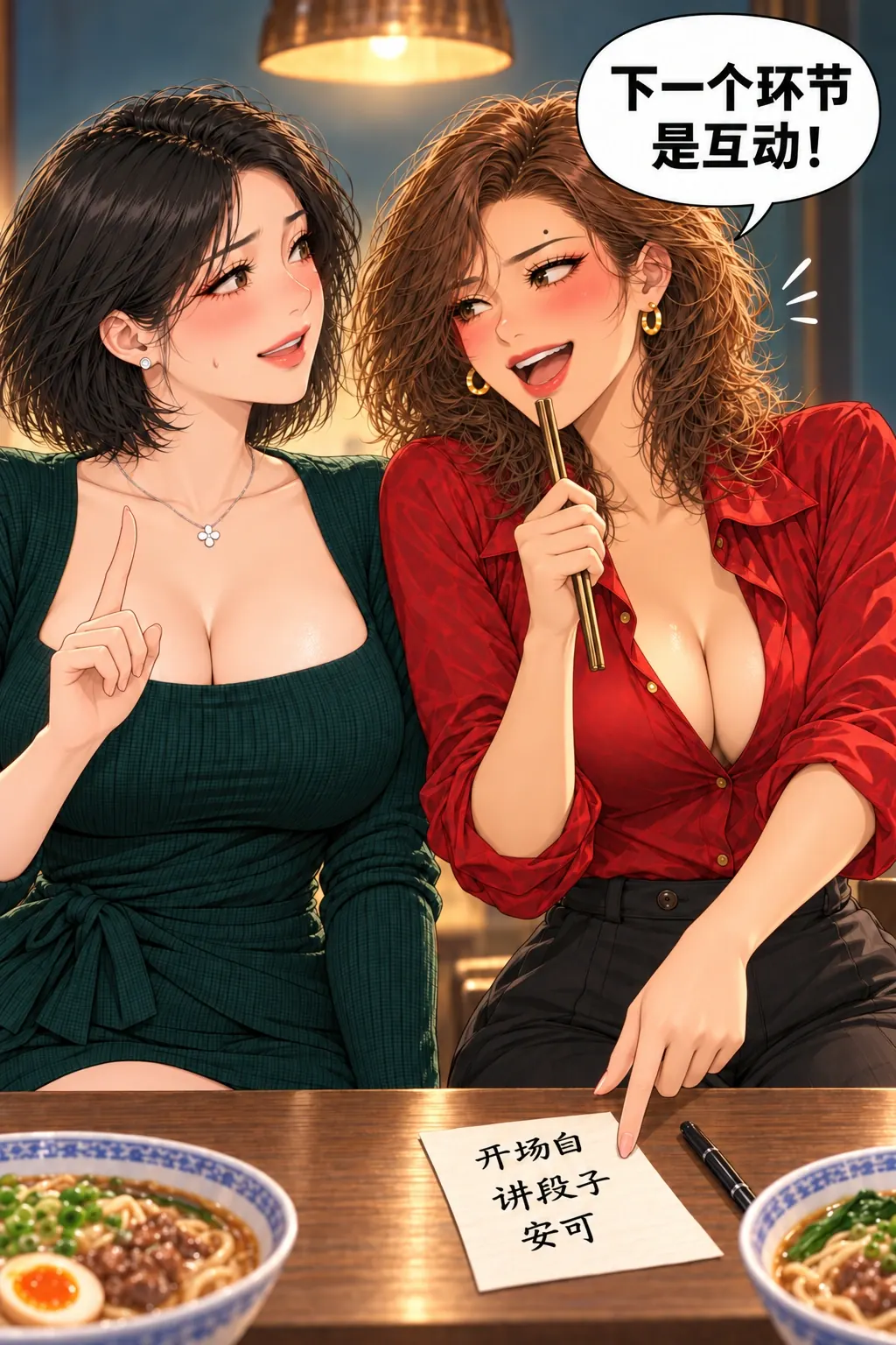 夜宵不加演漫画画面:《夜宵不加演》第2格:演出流程正式侵入约会的私人空间。