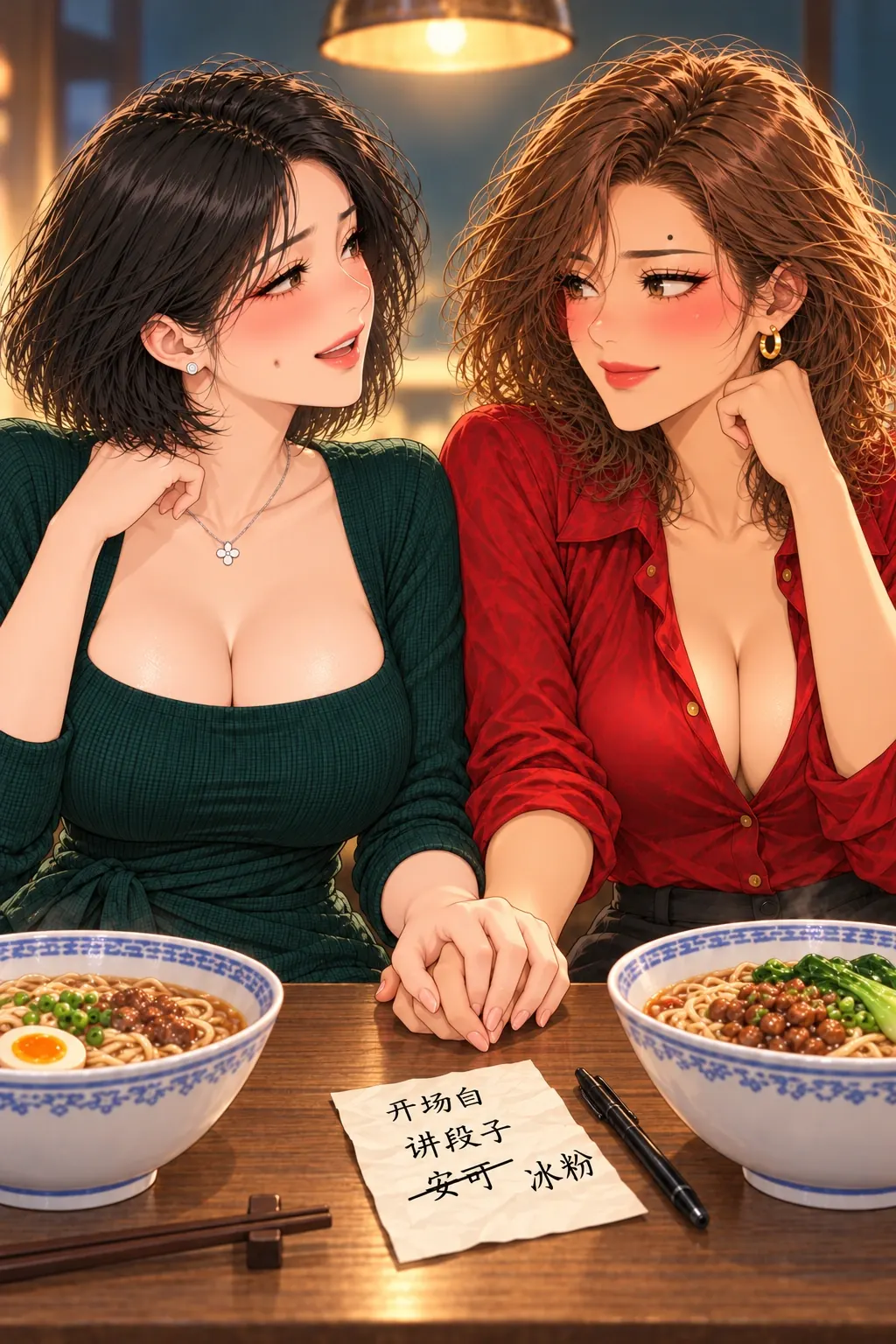 夜宵不加演漫画画面:《夜宵不加演》第8格:终于实现了平等的、不需要刻意控场的双向交流。