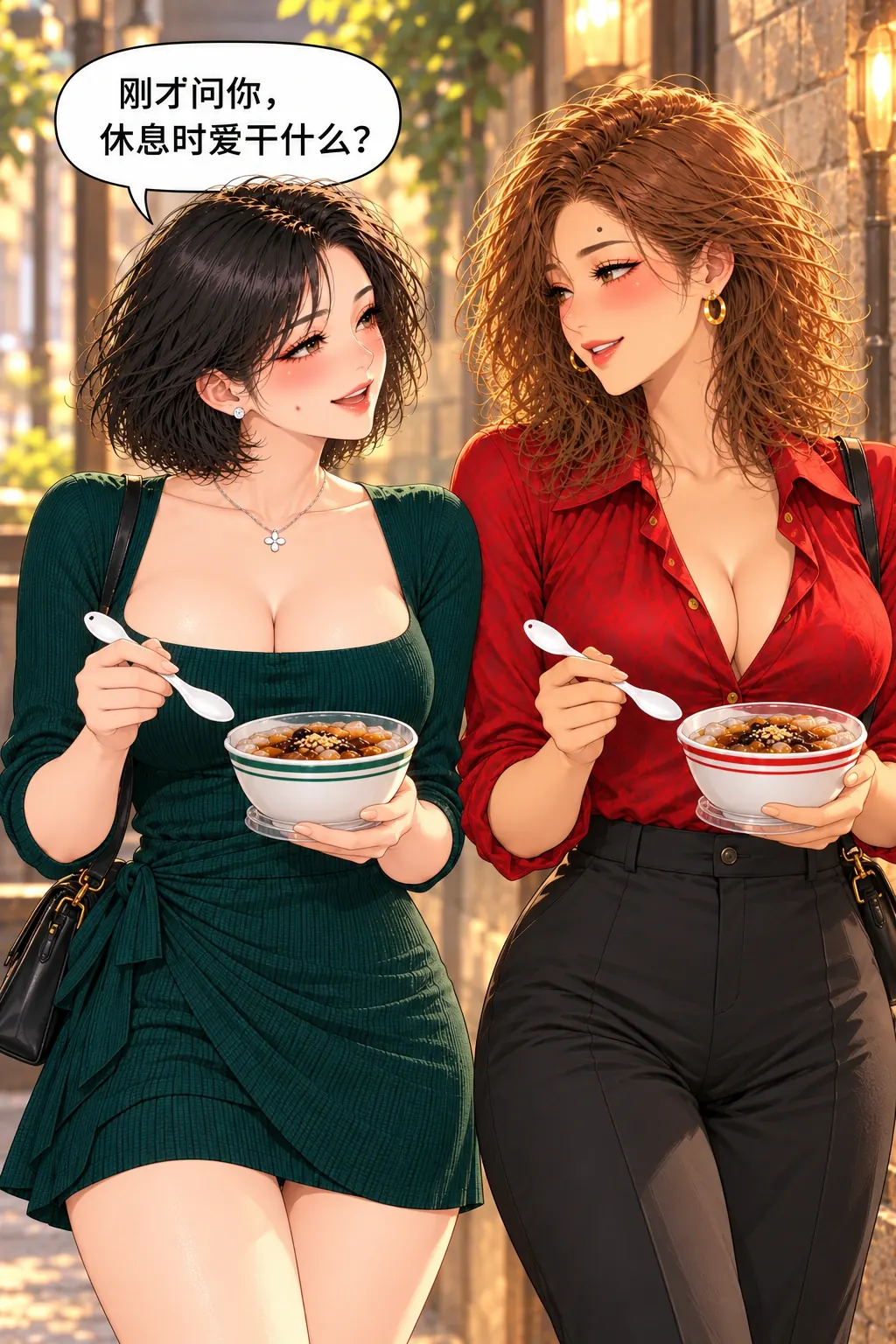 冰粉店的第三把椅子漫画画面：《冰粉店的第三把椅子》第15格：当次私约的私人话题由林主动接回来。