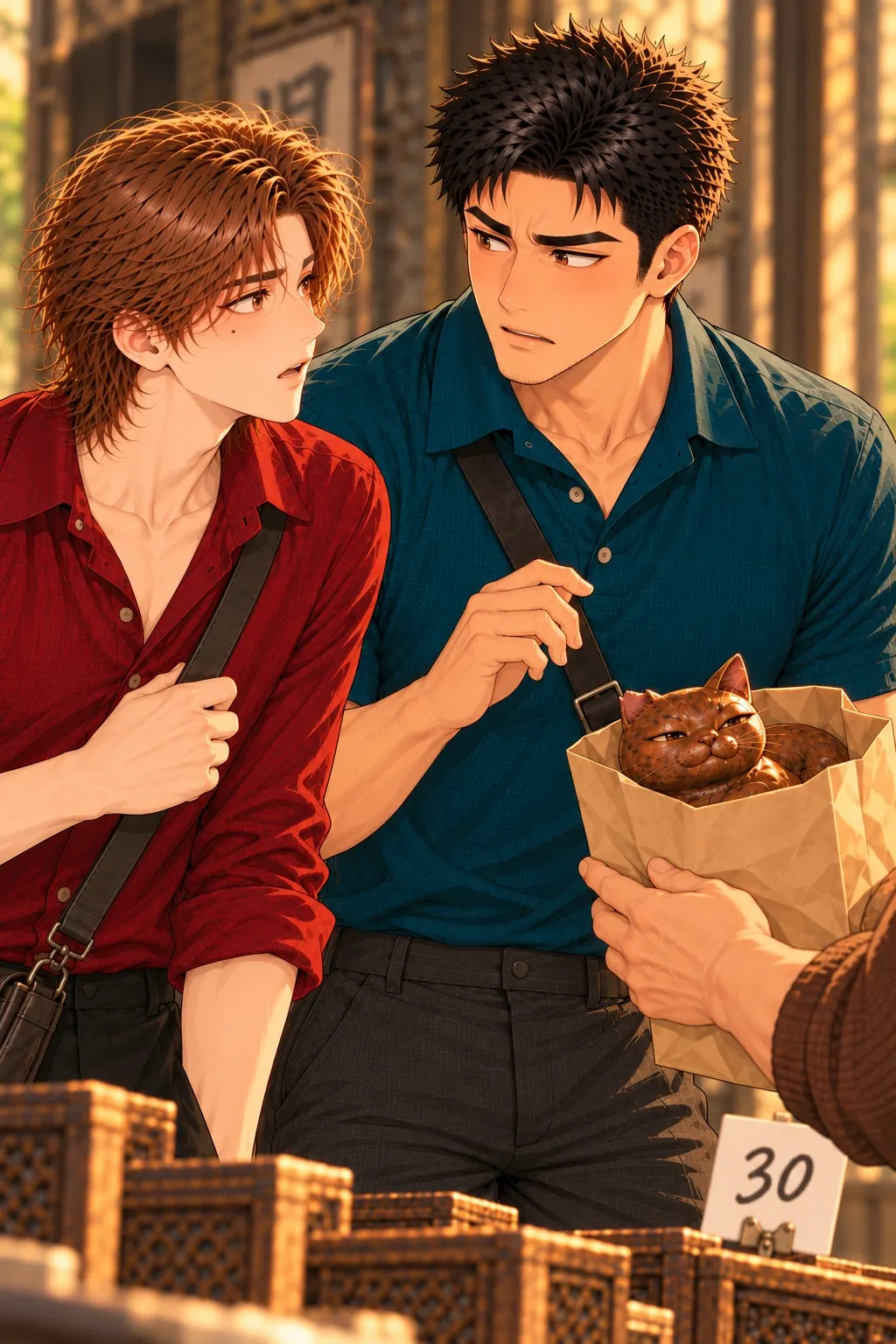 先别替我成交漫画画面：《先别替我成交》第10格：僵局是决定权问题，不是想让林替付或嫌贵。