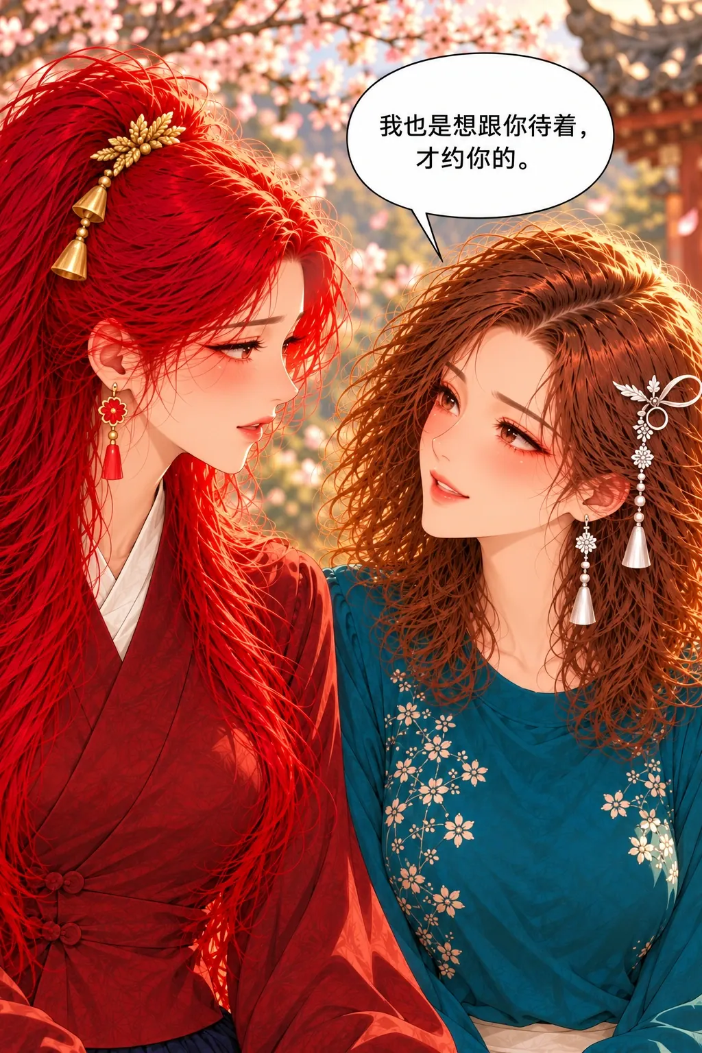 这回我先漫画画面:《这回我先》第11格:沈不是只被哄回,自己为先约的本意负责。