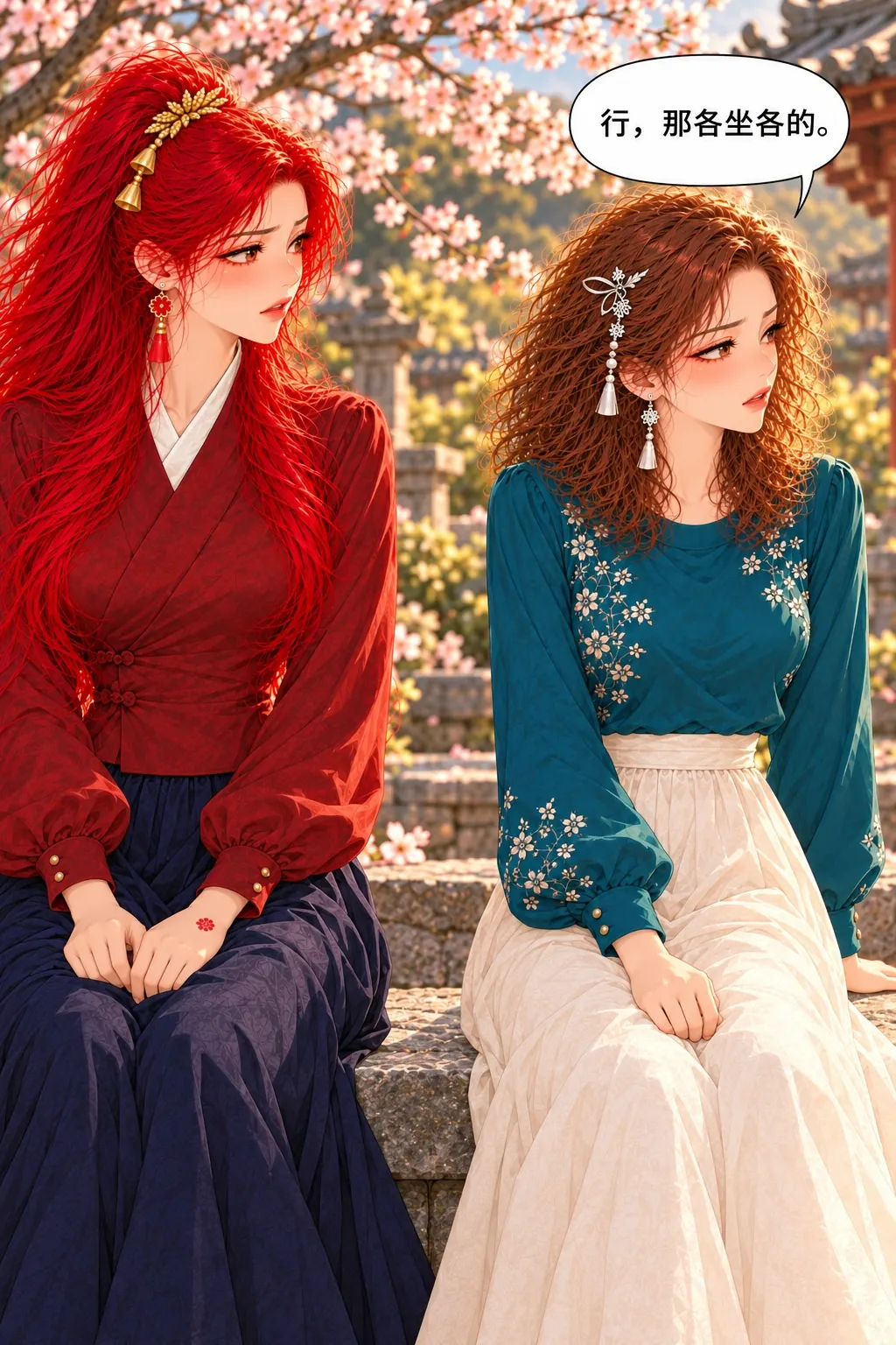 这回我先漫画画面:《这回我先》第7格:沈主动撤开座位,把只争嘴上先后变成身体距离。