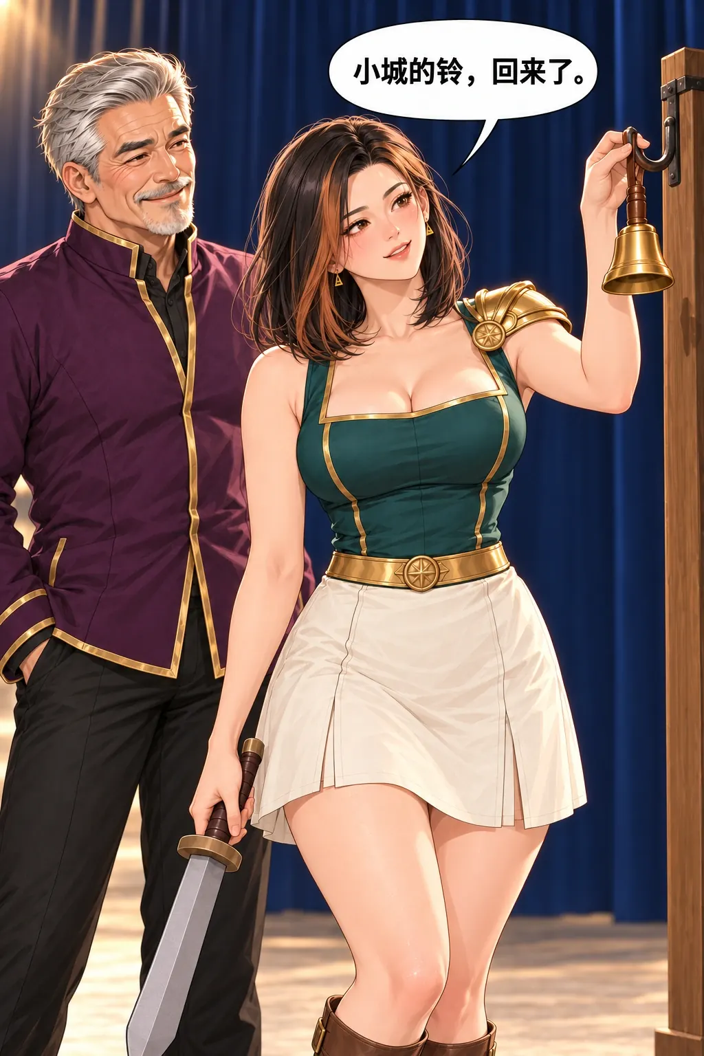 反派不肯认输漫画画面：《反派不肯认输》：公铃真实挂回开始铺垫的空钩，不再借给反派。
