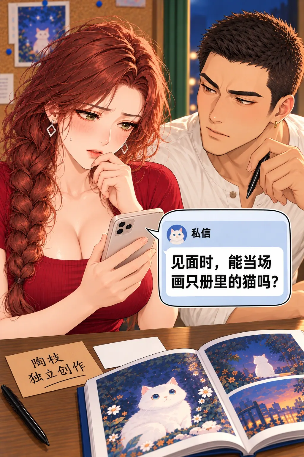 这本有两个名字漫画画面：《这本有两个名字》：误认进一步产生亲眼看现场过程的具体要求。