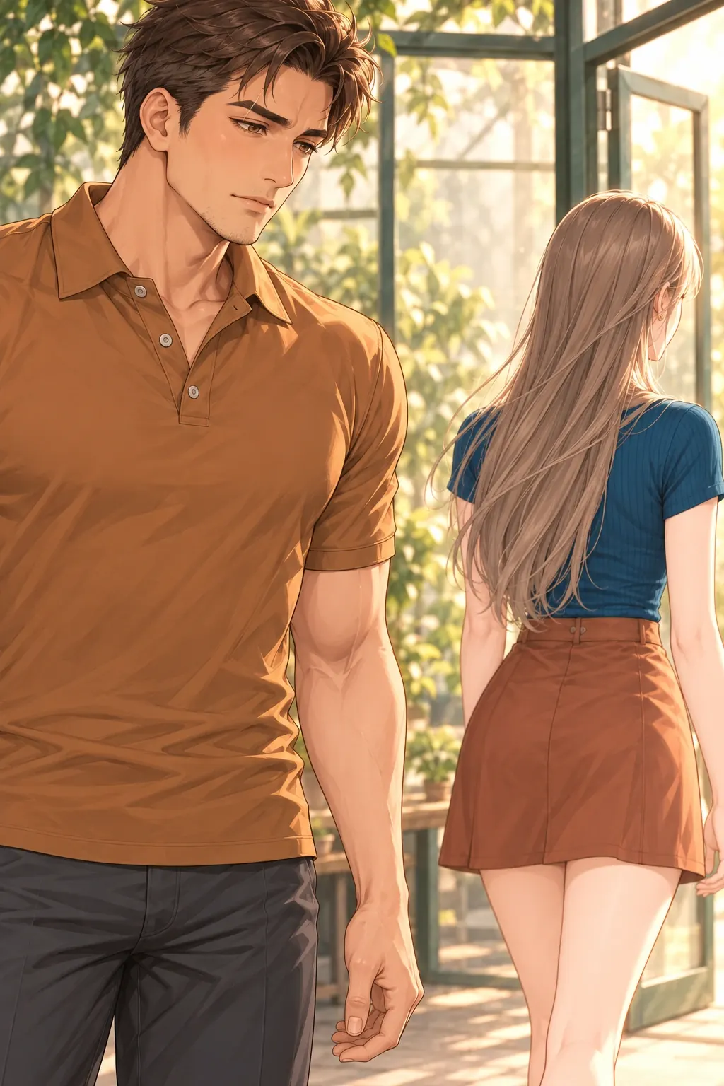 最后那句你真好看漫画画面：《最后那句你真好看》：男主动不再触发、不追，是有成本放手。