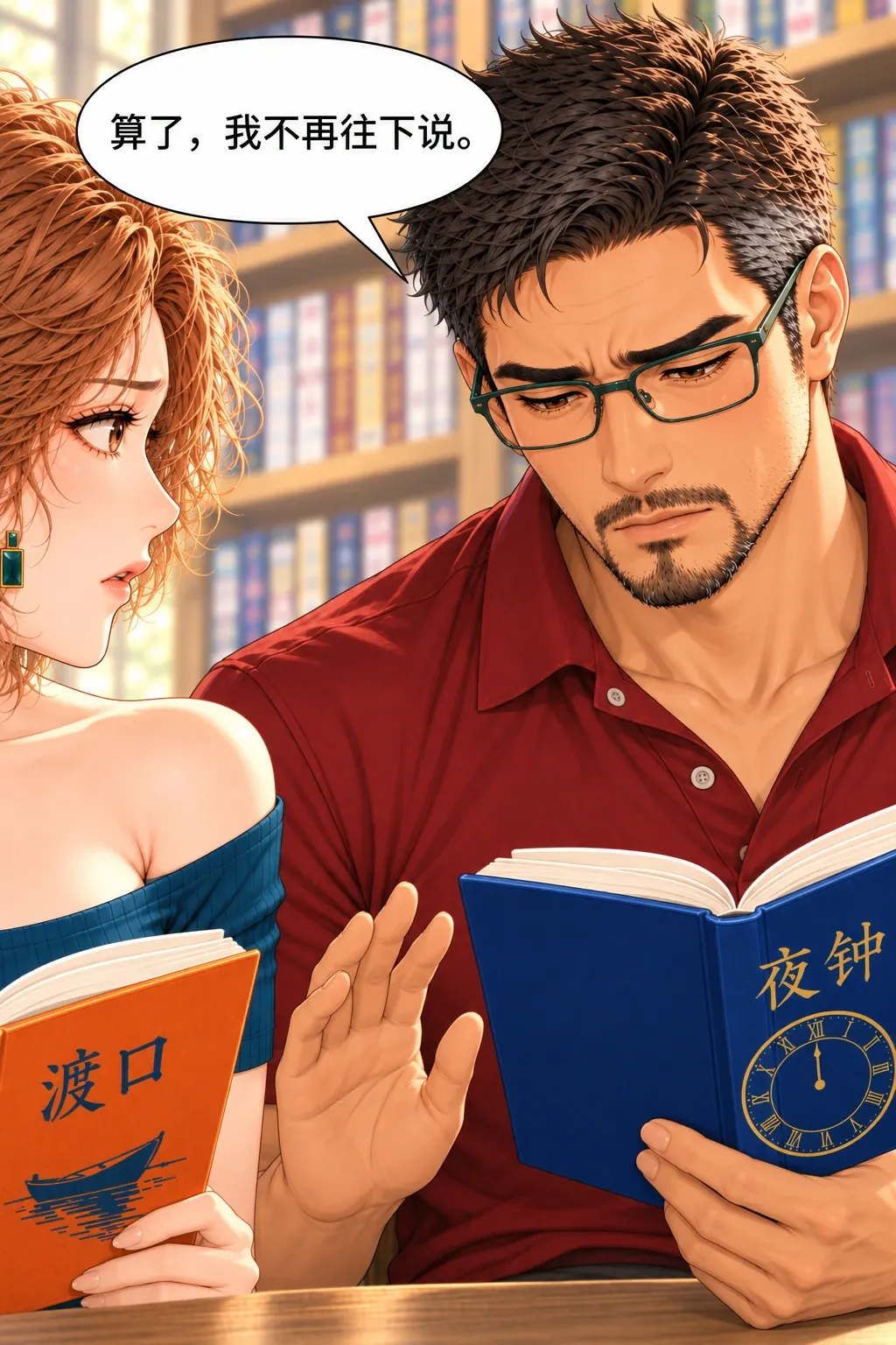 结局先别说漫画画面：《结局先别说》：他自己不再继续泄橙本终局。