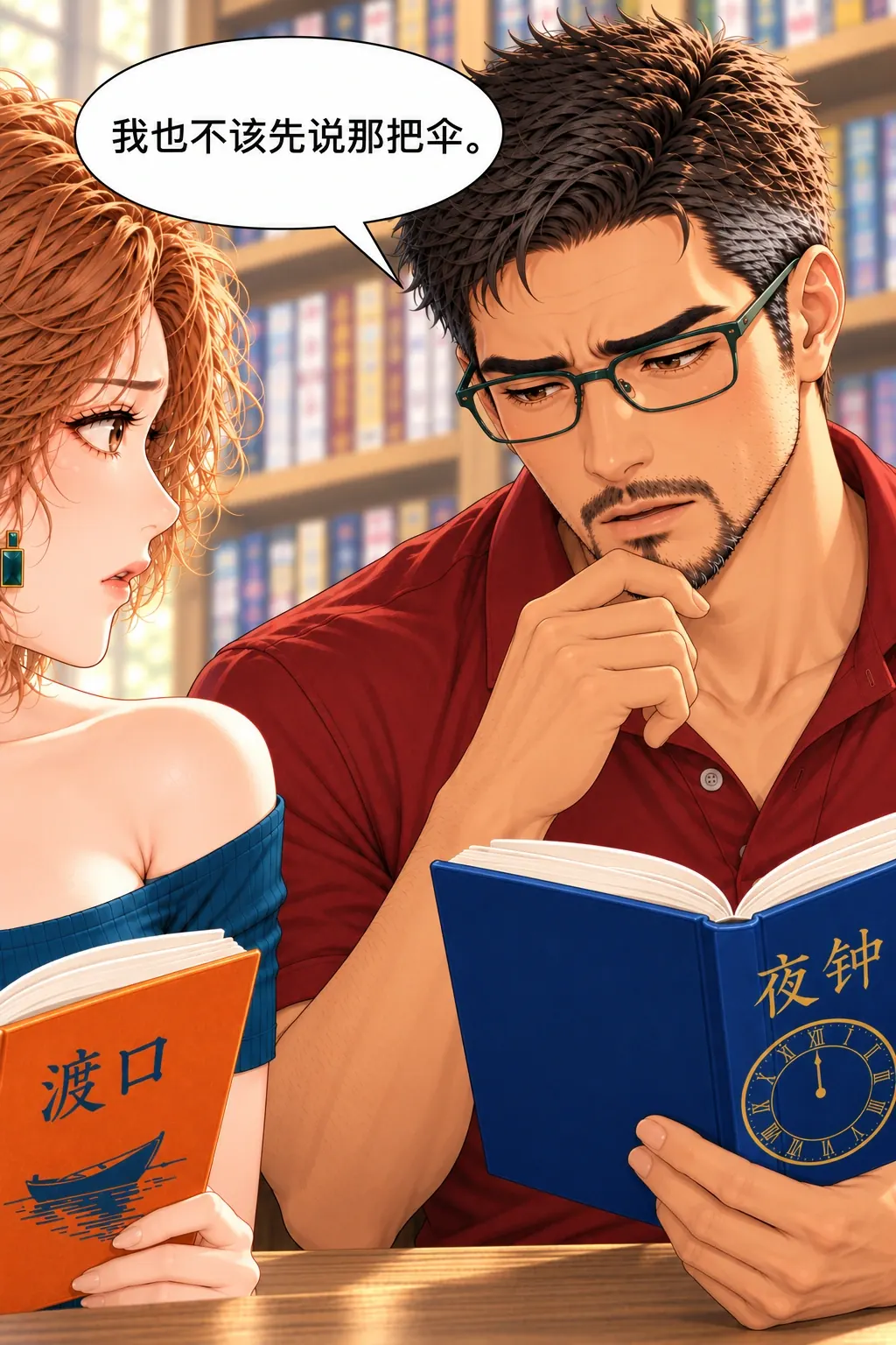 结局先别说漫画画面：《结局先别说》：他承担初始违规，不成为完美导师。
