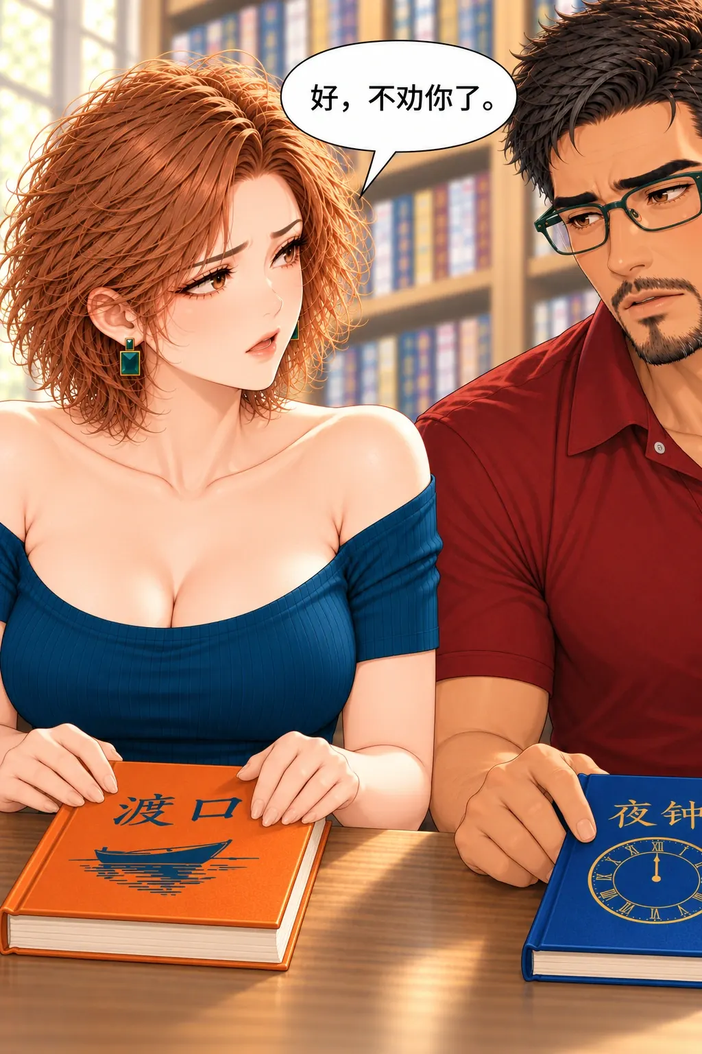 结局先别说漫画画面：《结局先别说》：她真的接受当天停止，不强迫哥哥装喜欢。