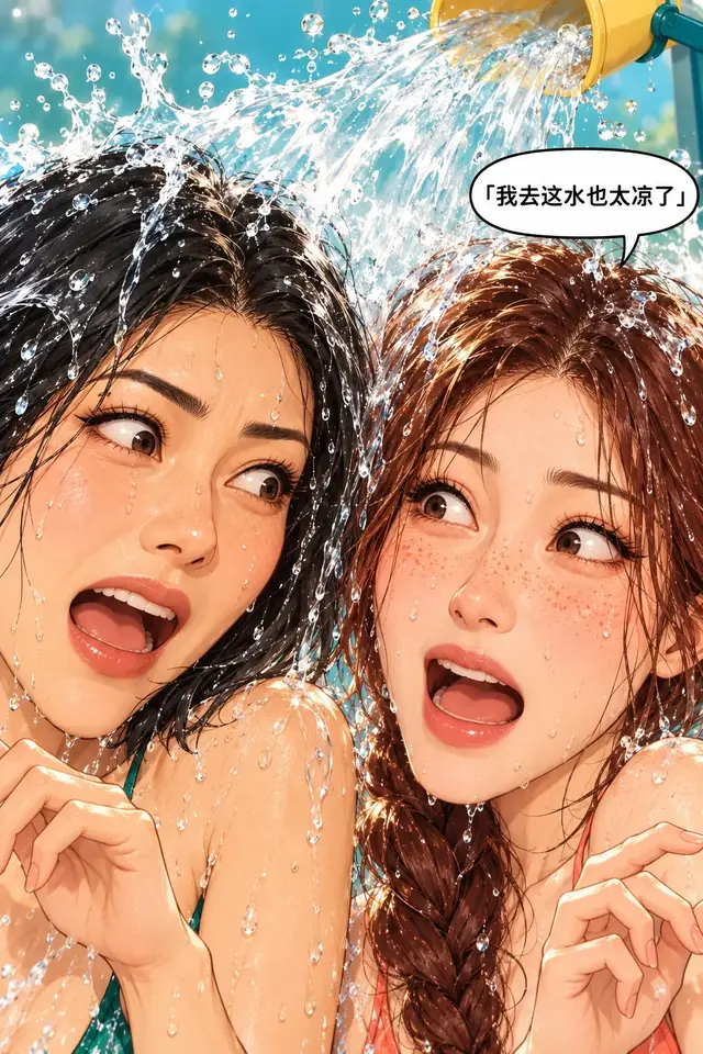沙堡与水堡漫画封面