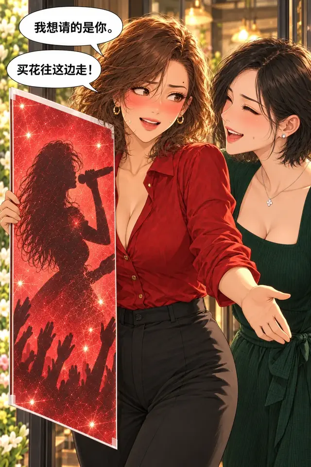 橱窗不借，人可以漫画封面